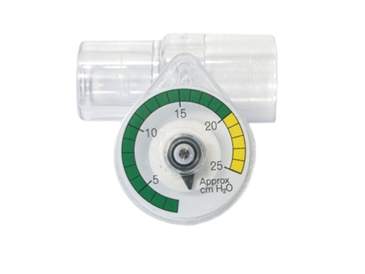 Manometer for Non-Rebreathing Anesthesia Circuits, 25cm H2O