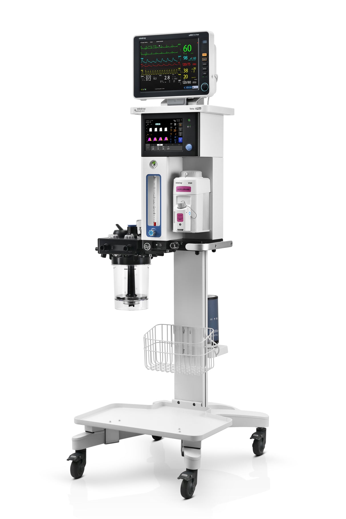 Mindray Animal Veta 5 Plus Key Fill Anaesthesia Machine & Configuration Options
