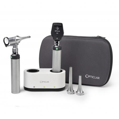 Opticlar VisionVet LED Diagnostic Set - Adapt Handle & Twin Port Charger