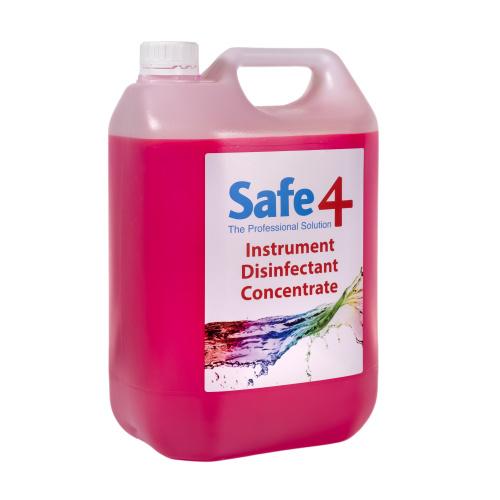 Safe4 5 Litre Instrument Disinfectant Concentrate Cleaner