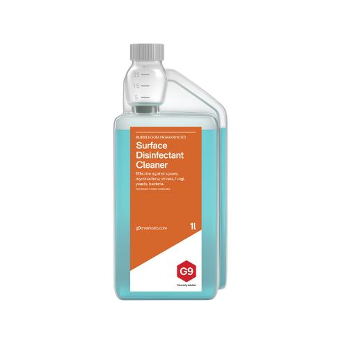 G9 High Level Disinfectant 1 Litre - Bubblegum Fragrance