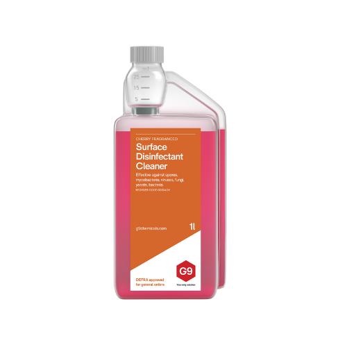 G9 High Level Disinfectant 1 Litre - Cherry Fragrance