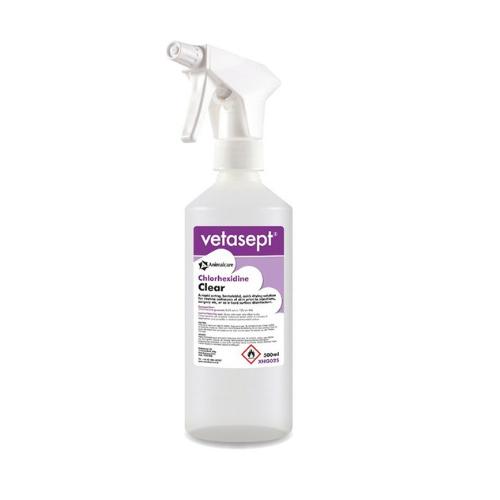 Vetasept Clear Chlorhexidine Spray and Refill