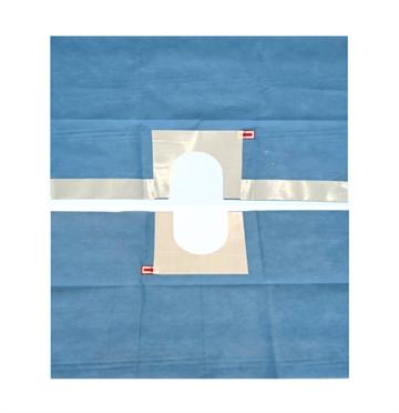 TecREFLEX® Sterile 2-layer Drape with variable fenestration