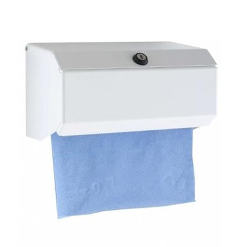10in Hygiene Roll Dispenser white metal