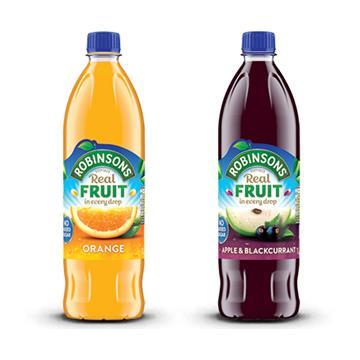 Robinsons N.A.S. Squash 1L - Blackcurrant & Apple