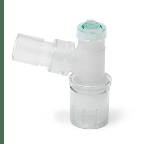 Double Swivel Elbow Connector with caps 15M-22M/15F outlets