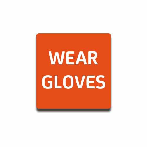 Dispensary Labels - Wear Gloves