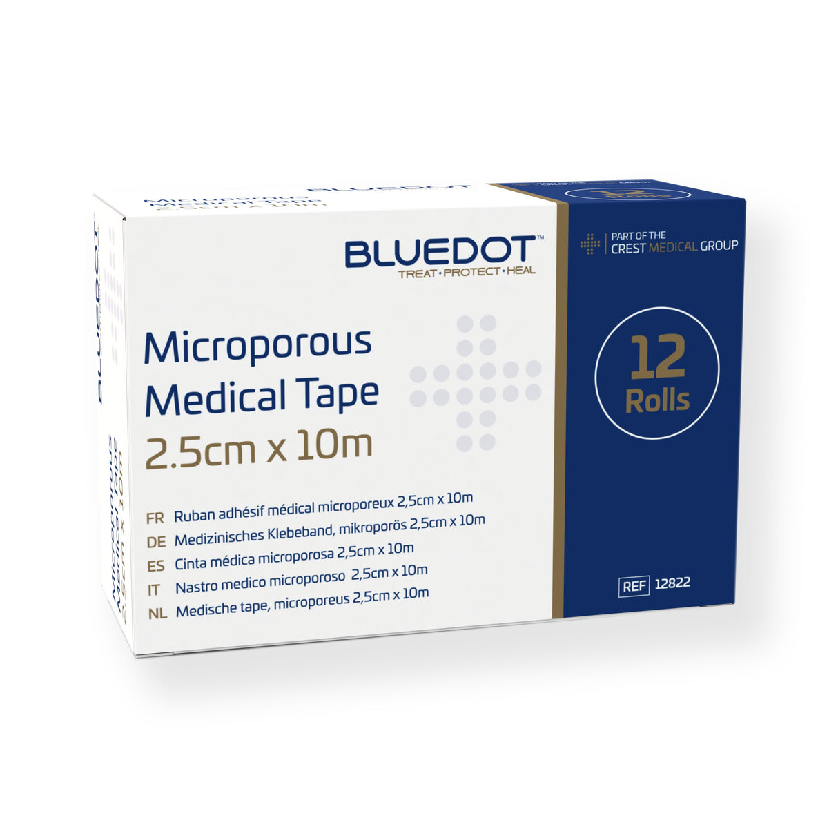Blue Dot Micropore Tape 2.5cm