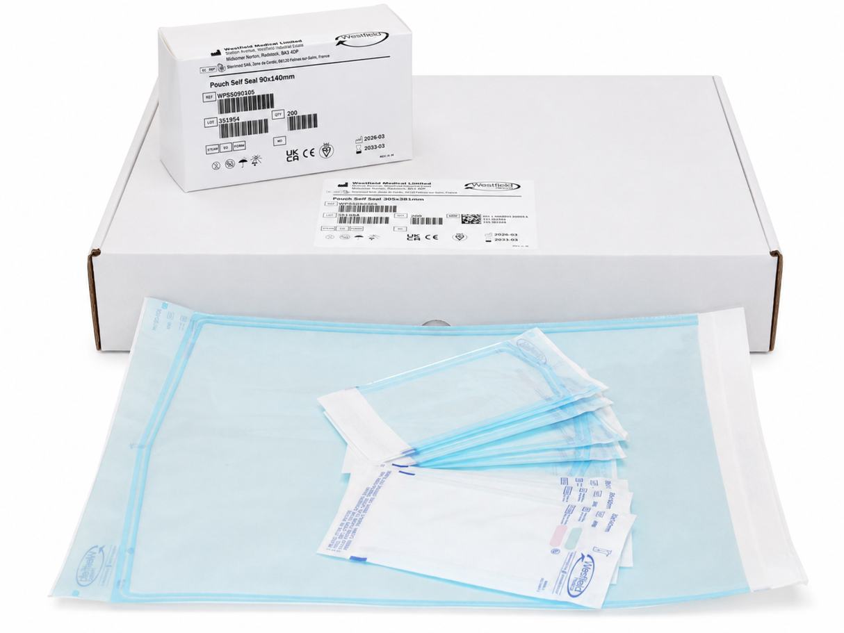 Westfield Self-Seal Sterilisation Pouches