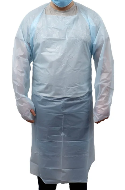 Blue Thumb Loop Examination Gowns