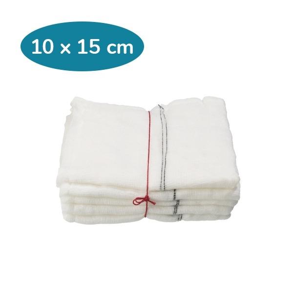 X-Ray Detectable Swabs 24ply 10x15cm White