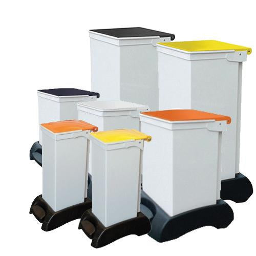 Hybrid Bin Plastic Base & Lid, Metal Body