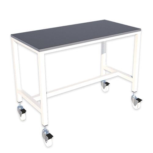 White Mobile Table