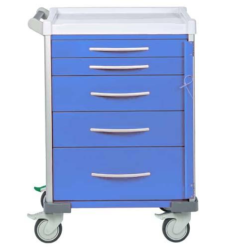 LX Resuscitation Trolley - Dark Blue