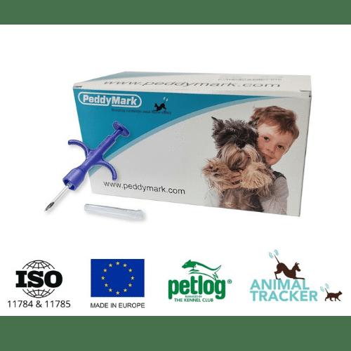 Single Shot Syringe Microchips - 1.4mm x 10mm