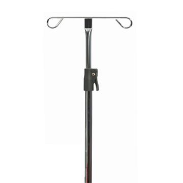 Clini-care Trolley Telescopic Two Hook IV Pole