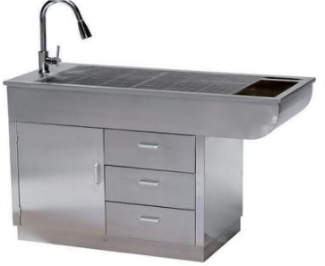 Ex Demo - Stainless Steel Tub Table - 1400x600x850