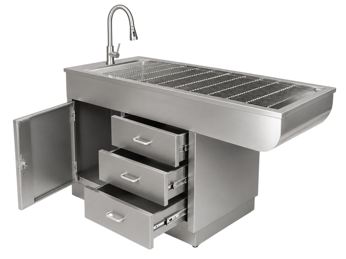 Stainless Steel Tub Table (1400 x 600 x 850)