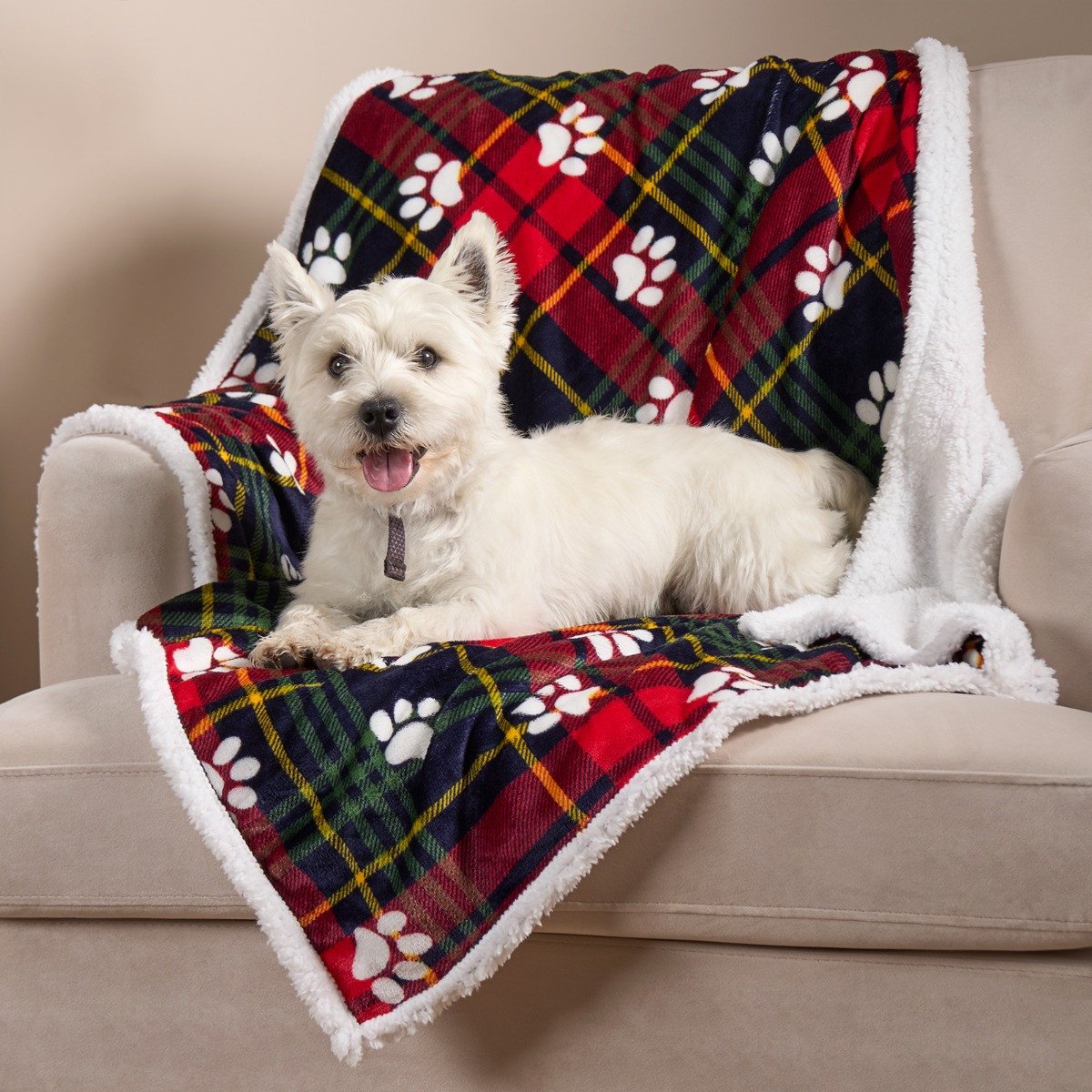 FREE Gift - Paw Flannel Fleece Throw