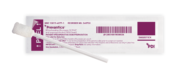 Prevantics® 2% CHG 1.6ml Swabstick *GSL*