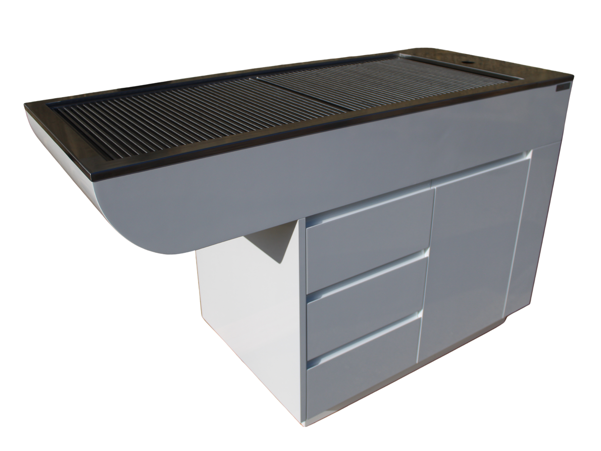 Tub Table with Tap, Cabinet & Drawers (1400x600x900mm)