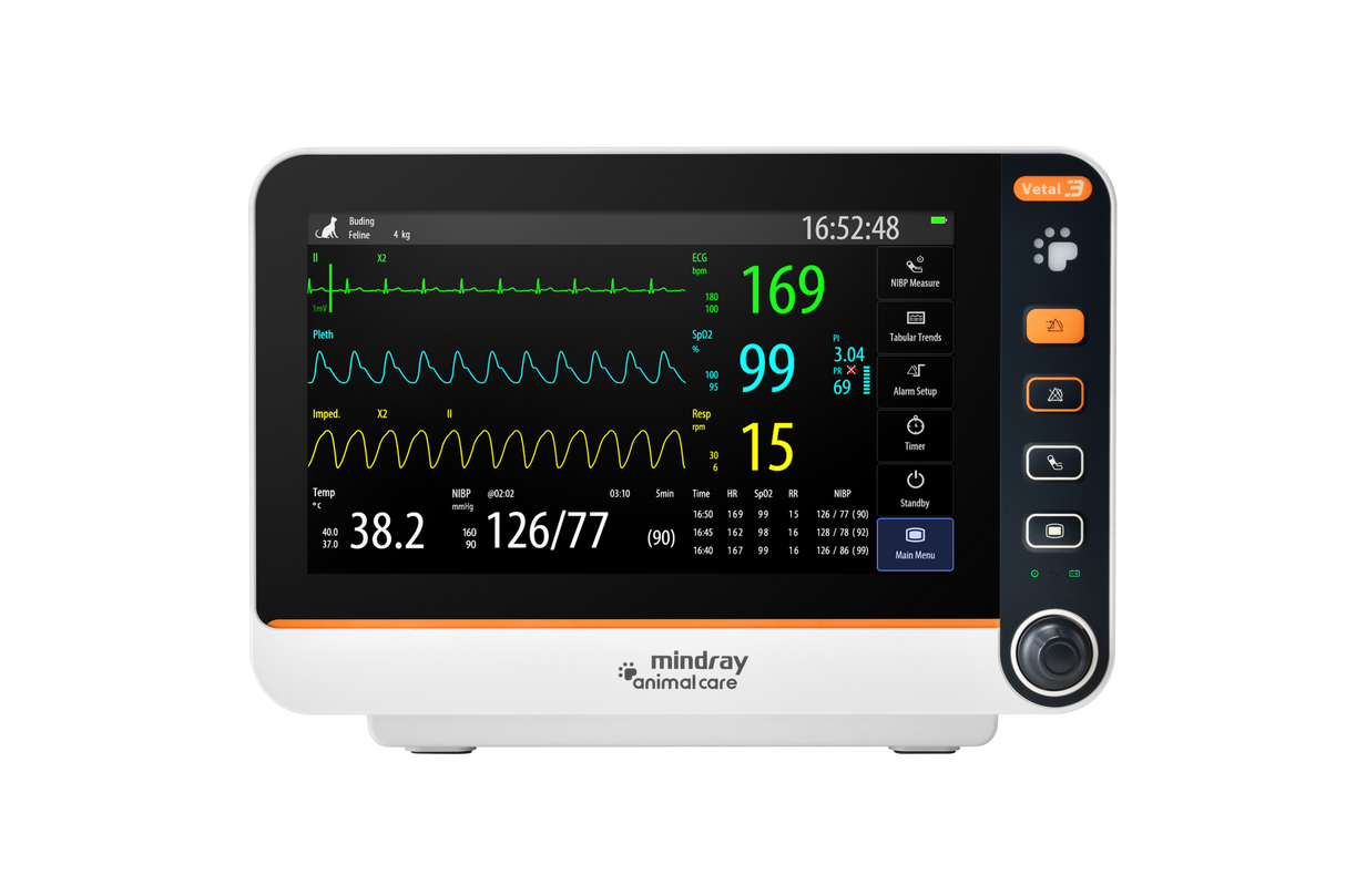 Mindray Animal Vetal 3 Portable Veterinary Monitor