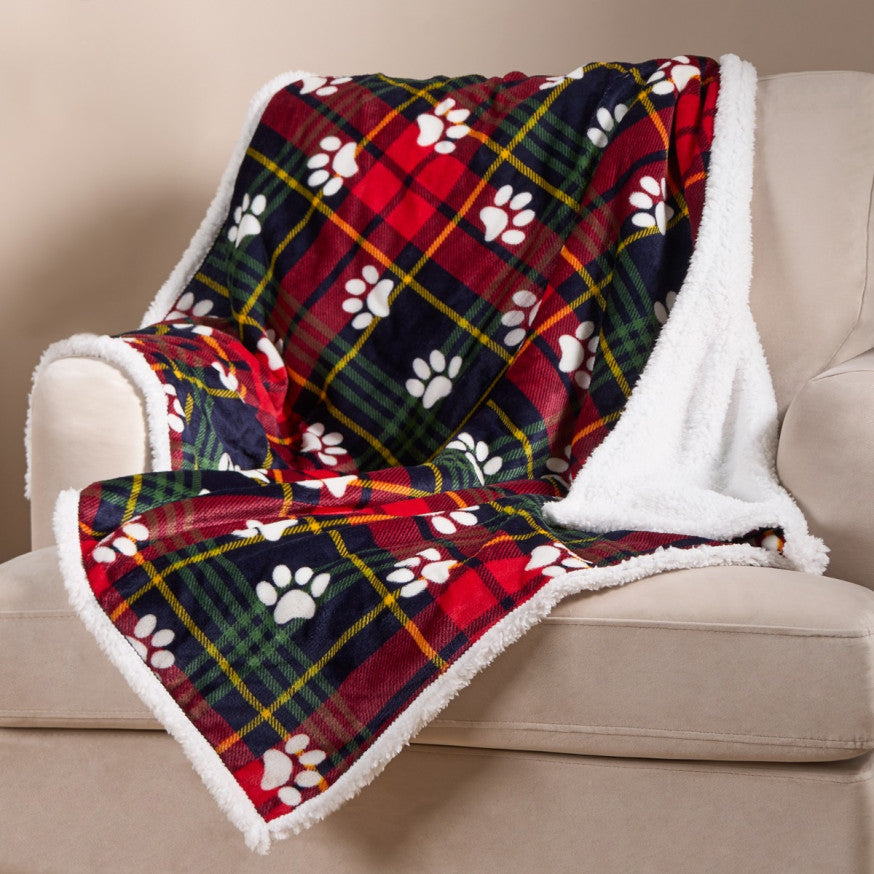 FREE Gift - Paw Flannel Fleece Throw