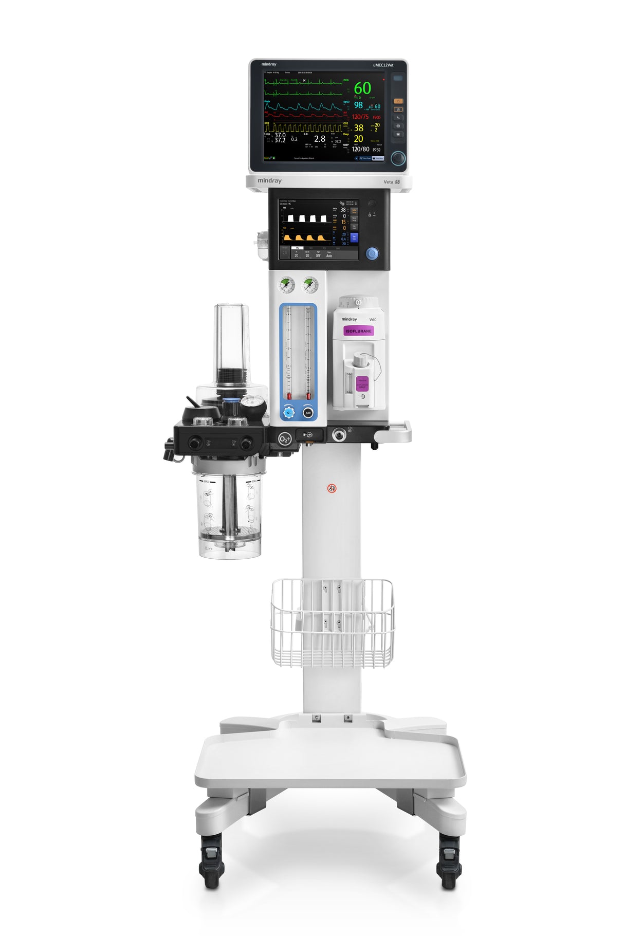 Mindray Animal Veta 5 Plus Basic Key Fill Anaesthesia Machine