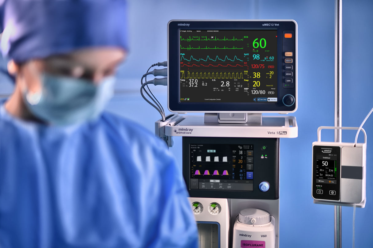 Mindray Animal Veta 5 Plus Professional Key Fill Anaesthesia Machine