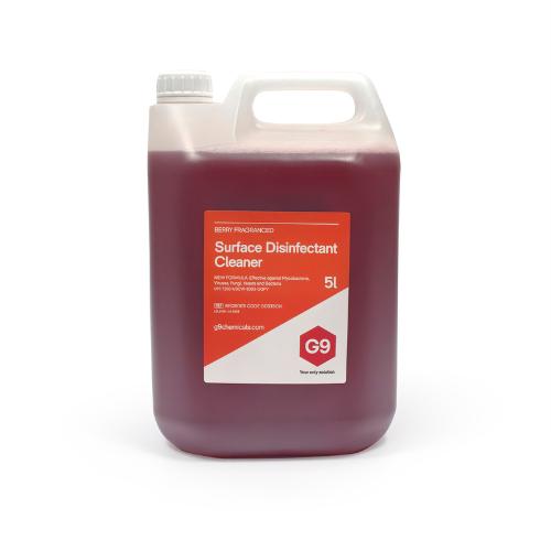 G9 High Level Disinfectant 5 Litre - Cherry Fragrance