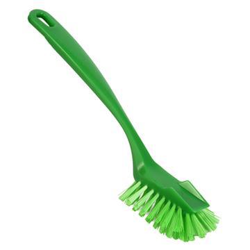 Dish Brush With Scraper Nose - Autoclavable