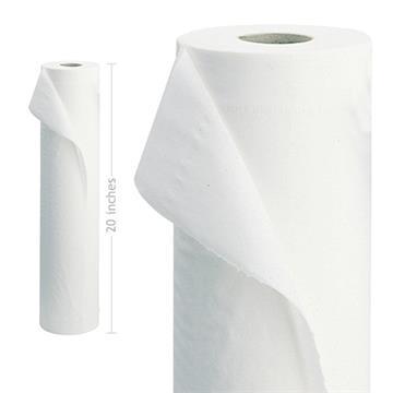 Premium Couch roll - 20in white (140 sheets)