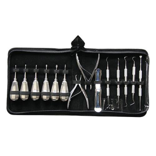 14 Piece Dental Instrument Set Stubby Handle