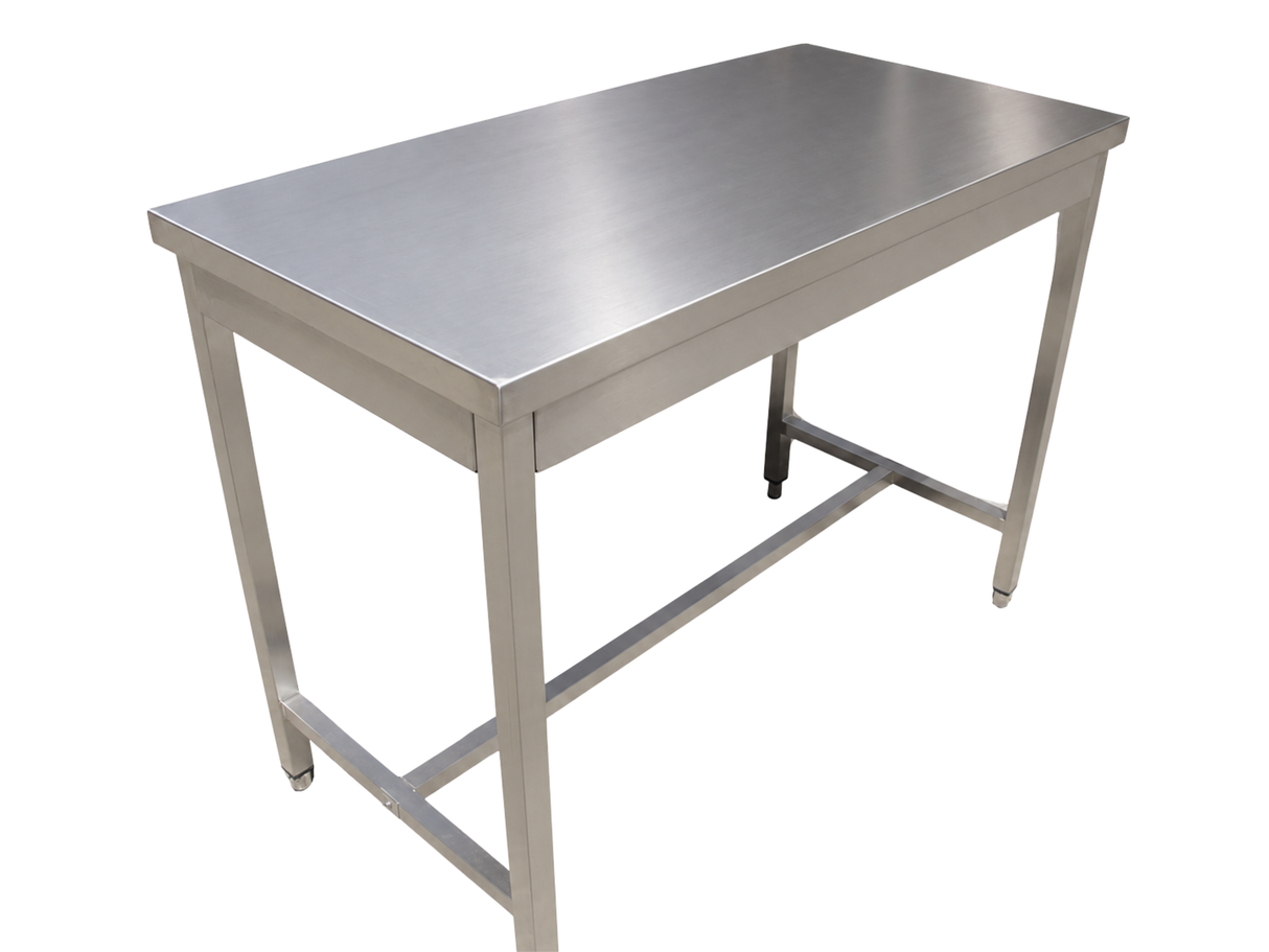 Ex Demo - Stainless Steel Consultation Table - 1200 x 600 x 900