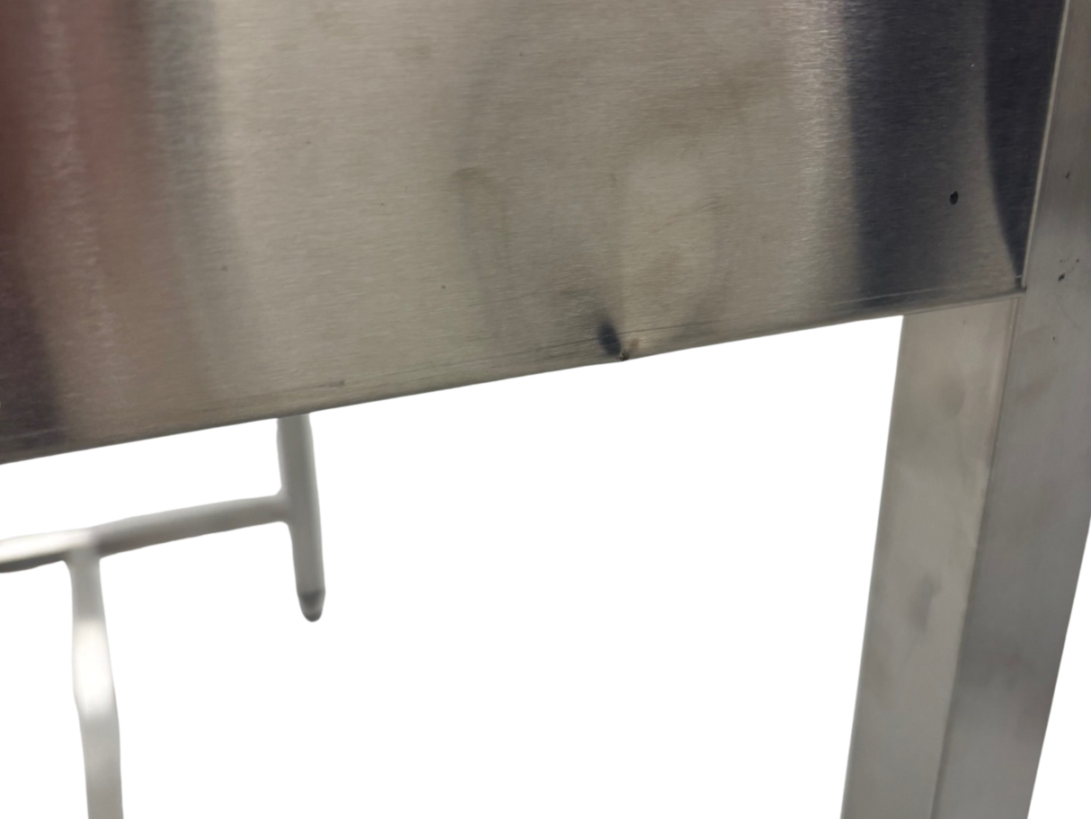 Ex Demo - Stainless Steel Consultation Table - 1200 x 600 x 900