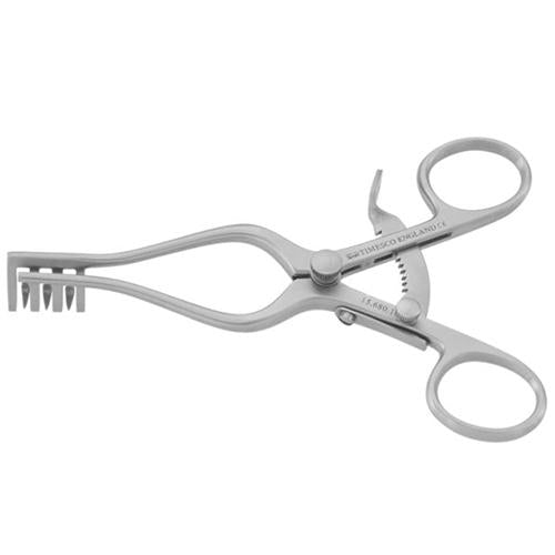 West Retractor self-retaining 3x4 prong BLUNT 5.5in (14cm)