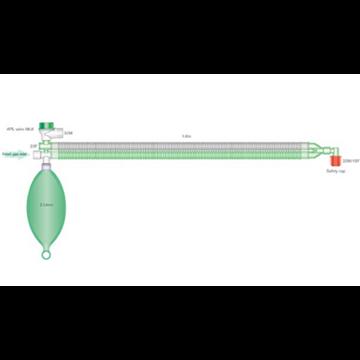Mapleson A Parallel Lack Breathing System With 2 L Bag (1.6 m)