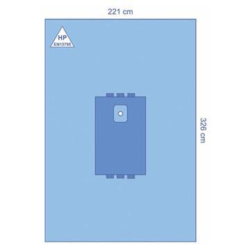 Extremity Drape 217x320cm with 6cm elastic fenestration (11)