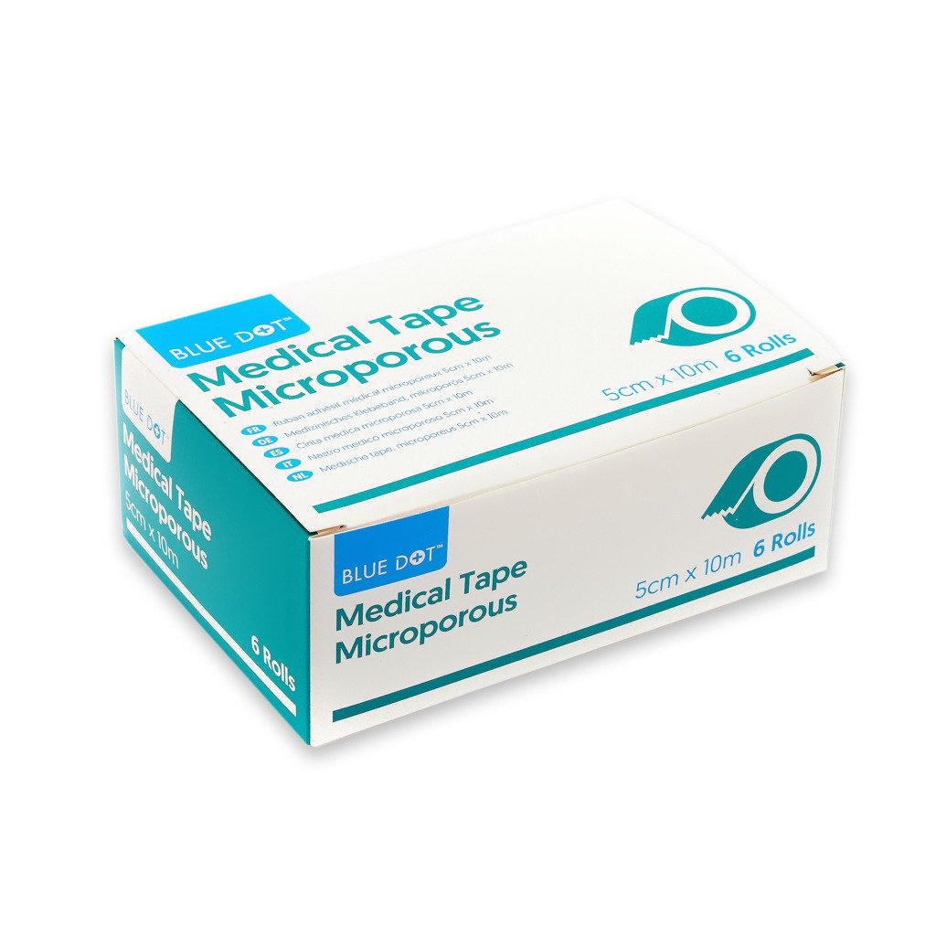 Blue Dot Micropore Tape 5cm