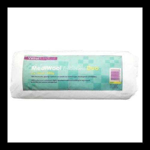 Mediwool Embossed-DUO Cotton Wool Roll 2 x 15cm