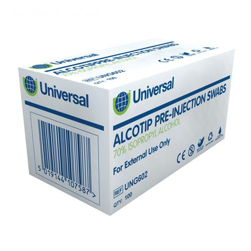 Alcotip Skin Prep Swabs