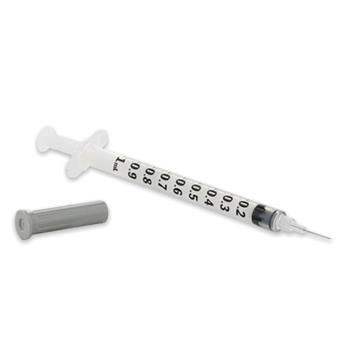 BD 1ml Test Syringe with 27g 3/8in needle