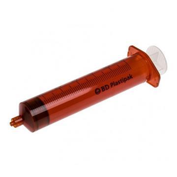 BD Plastipak 50ml Amber Syringe Luer Lock