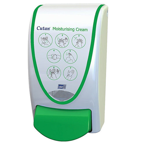 Cutan Moisturising Cream and Dispenser