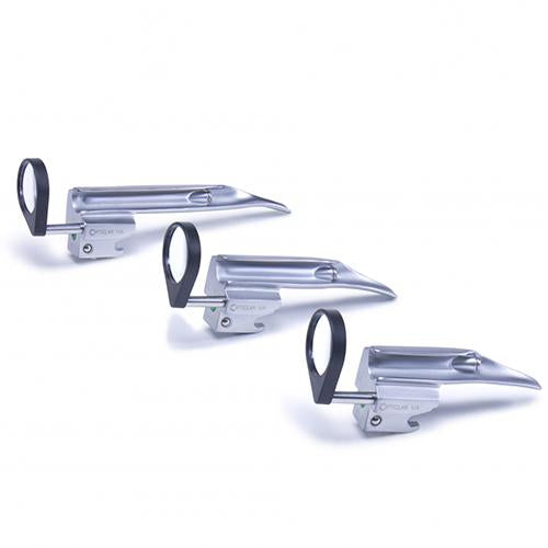 Opticlar LED Vet Laryngoscope Blades with Magnification - Miller