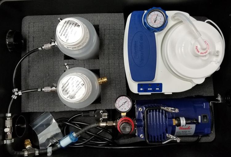Tele-View Electric Air-Water-Suction Pump for Scopes: Hard Case