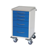 Hospital Trolley Narrow 867x520x540mm (WxDxH) 5 drawer