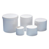 White Plastic Ointment Jars