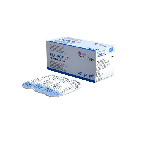 FILAPROP Blue 7-0 USP (0.5 metric) CURBDN8 60cm